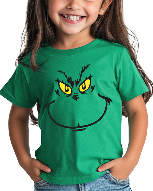 GRINCH FACE YOUTH TEE