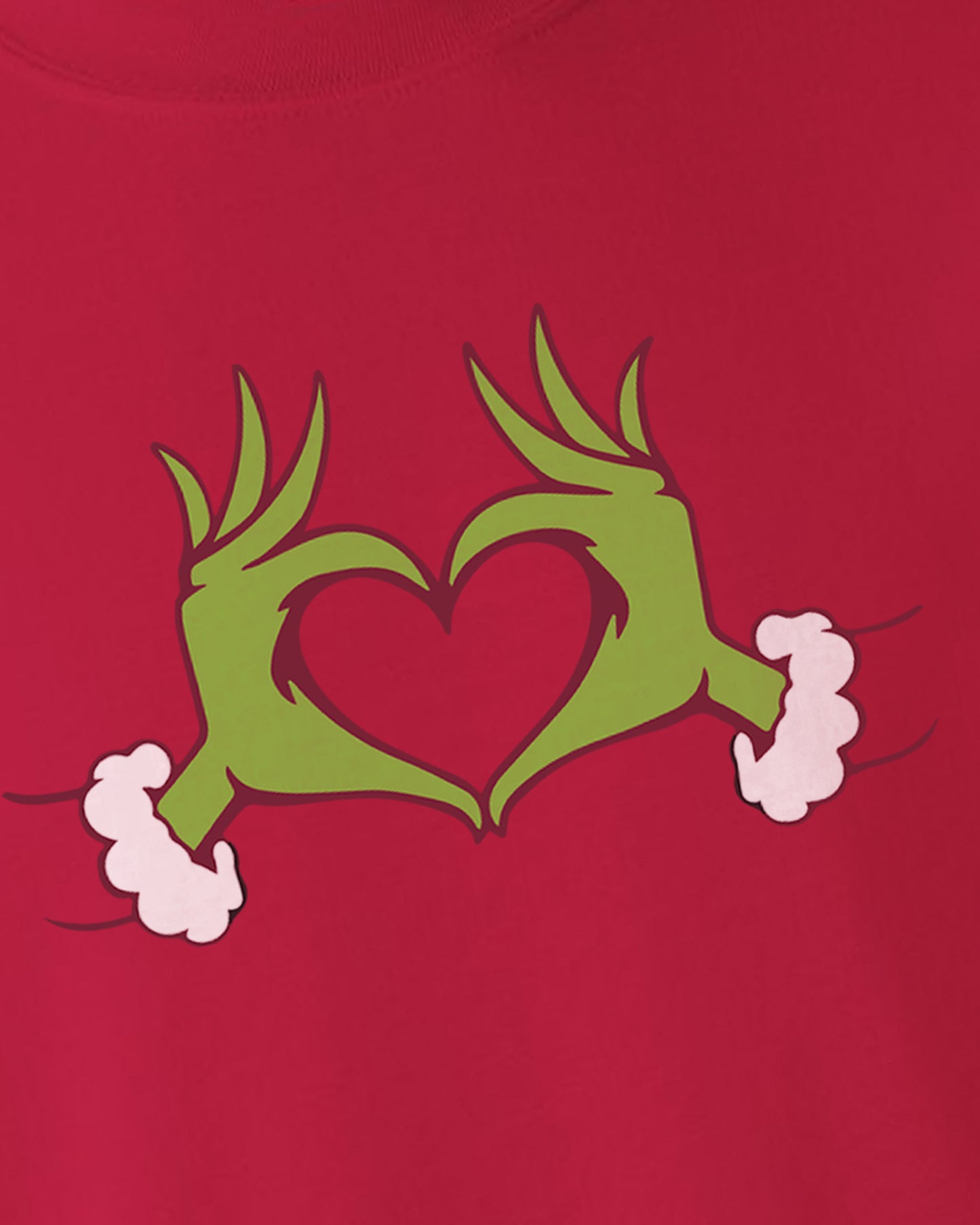 GRINCH HEART HANDS SWEATSHIRT